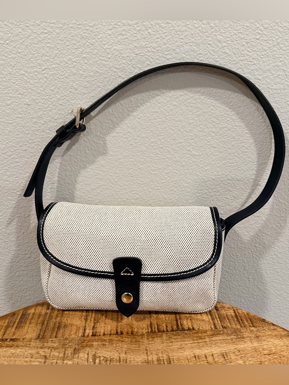 Dooney & Bourke Oncour Elba Twill Canvas Flap Mini Shoulder Bag